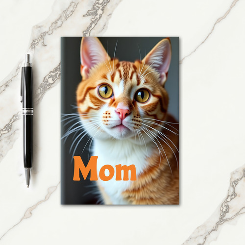 Tabby Cat Moms Day Greeting Card