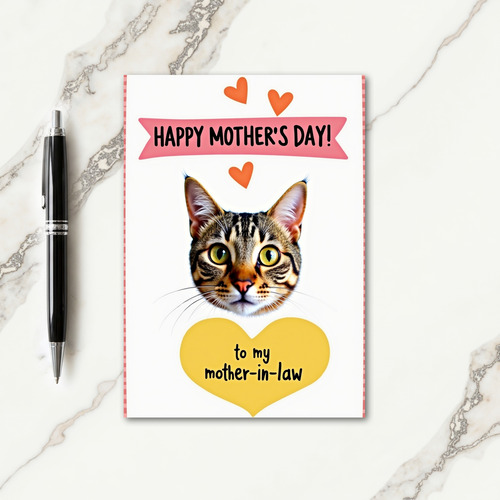 Tabby Cat Mothers Love Card