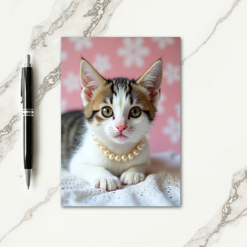Tabby Kitten Mothers Day Card