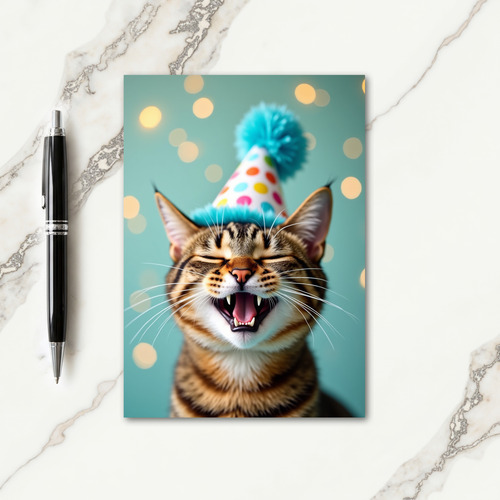 Tabbys Joyful Birthday Card