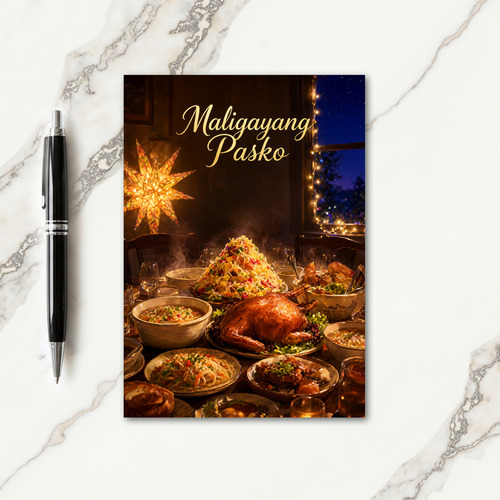 Tagalog Christmas Greetings Card