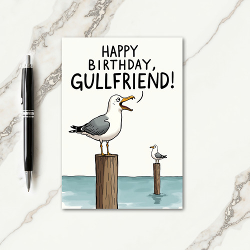 Talking Bird Birthday Card