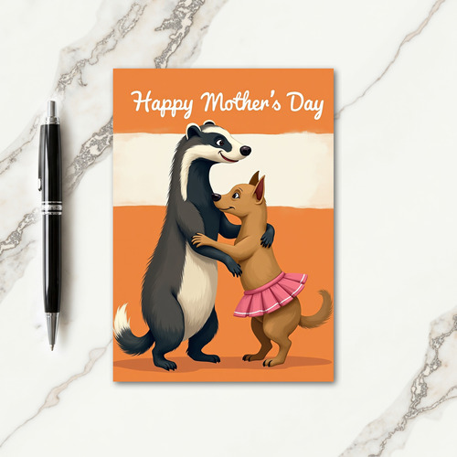Tan Canine Mothers Day Love Card