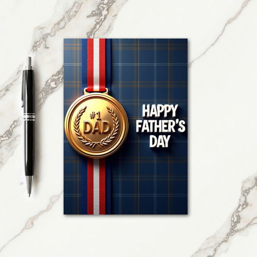 Tartan Fathers Day Honor Card