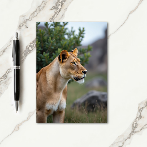 Tawny Wildcat Fathers Day Card