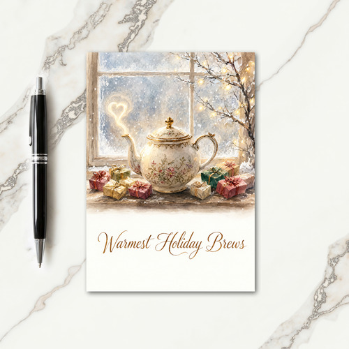 Tea Advent Calendar Card