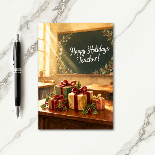 Teacher Christmas Card