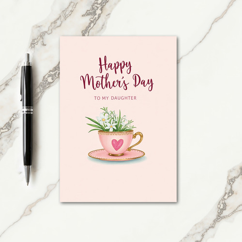 Teacup Mothers Day Love Card