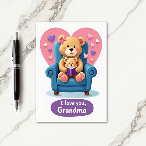 Teal Armchair Mother Card