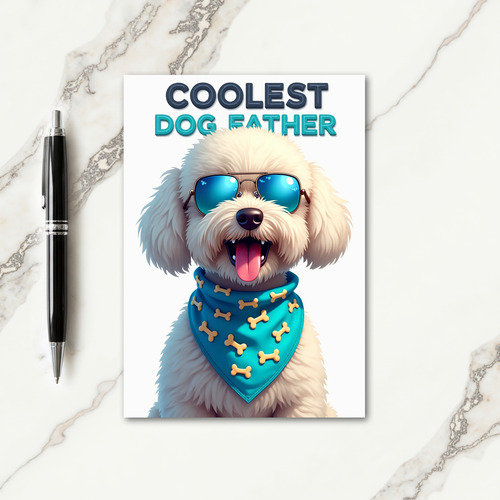 Teal Bandana Fathers Day Card