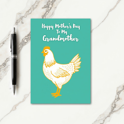 Teal Bird Sweet Mothers Day Card