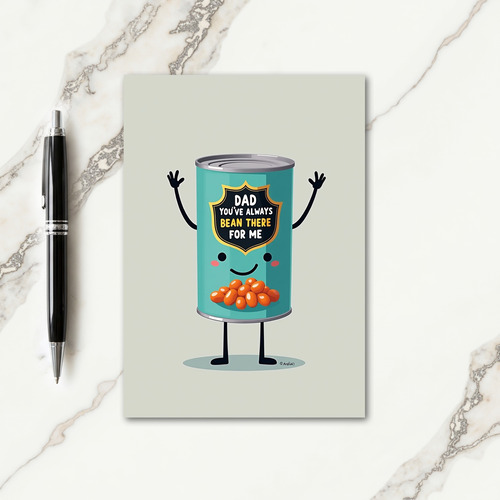 Teal Food Sweet Fathers Day Card