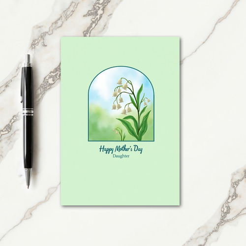 Teal Frame Mothers Day Card