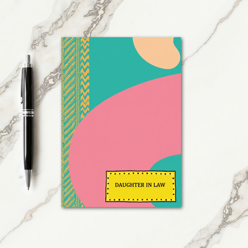 Teal Graphic Mothers Day Card