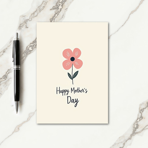 Teal Leaf Sweet Mothers Day Card