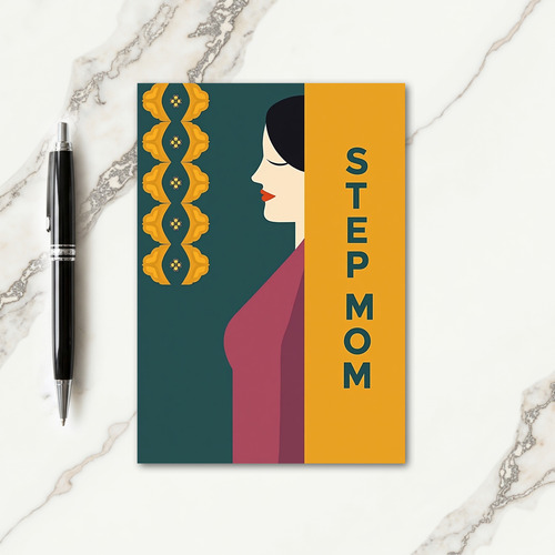 Teal Serene Mothers Day Card