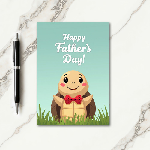 Teal Sky Fathers Day Art Card