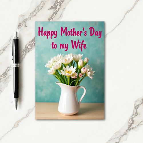 Teal Sky Mothers Day Image Card