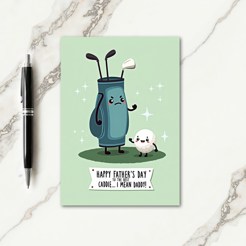 Teal Sports Dads Day Card