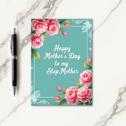 Teal Sweet Mothers Day Card
