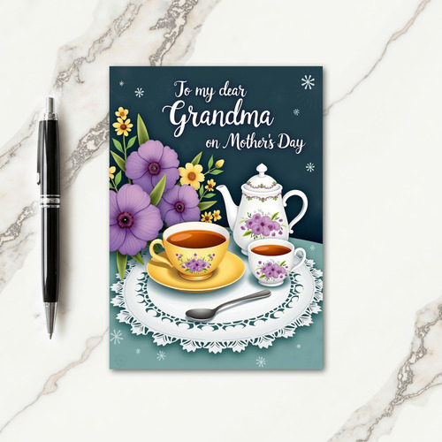 Teapot Mothers Day Love Card