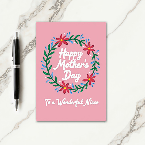 Teardrop Mothers Day Design Card