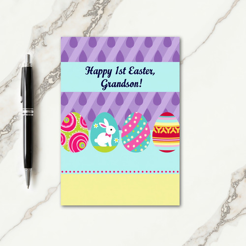 Teardrop Pattern Spring Card