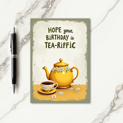 Teariffic Birthday Wish Card