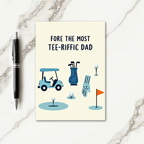 Teeriffic Dad Sporting Card