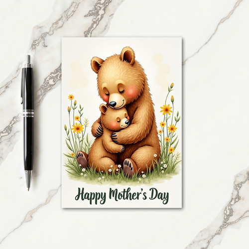 Tender Bear Mothers Day Card