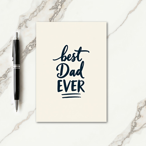 Tender Best Dad Ever Card