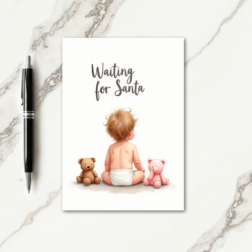Tender Childs Christmas Card thumbnail