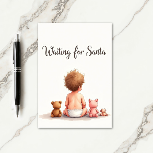 Tender Christmas Baby Card
