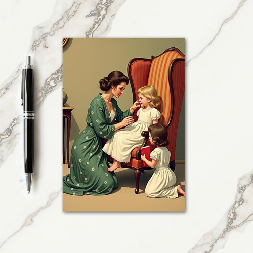 Tender Family Moment Greeting Card