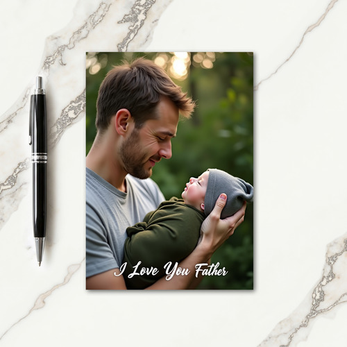Tender Fathers Day Infant Card