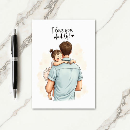 Tender Fathers Day Moment Card
