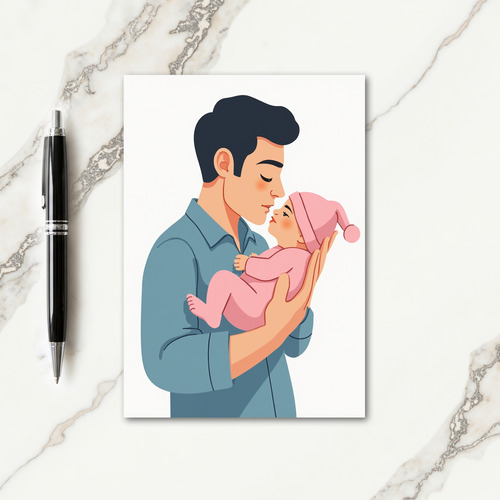 Tender Fathers Day Sketch Card