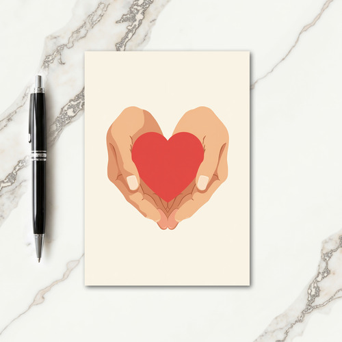 Tender Hands Fathers Day Card