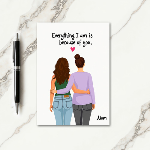 Tender Moms Love Sketch Card