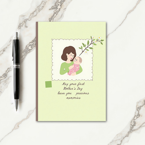 Tender Motherhood Illustration Card