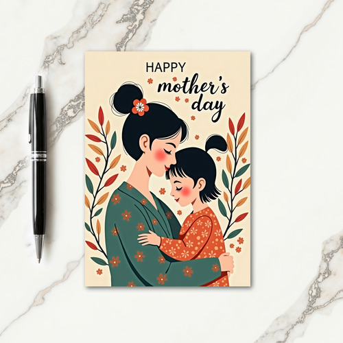 Tender Mothers Day Figures Card
