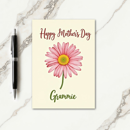 Tender Mothers Day Flower Card
