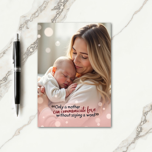 Tender Mothers Day Portrait Card