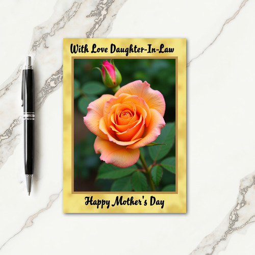 Tender Peach Blossom Mother Card