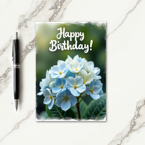 Tender Script Birthday Card