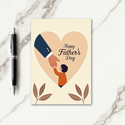 Tender Touch Fathers Day Card