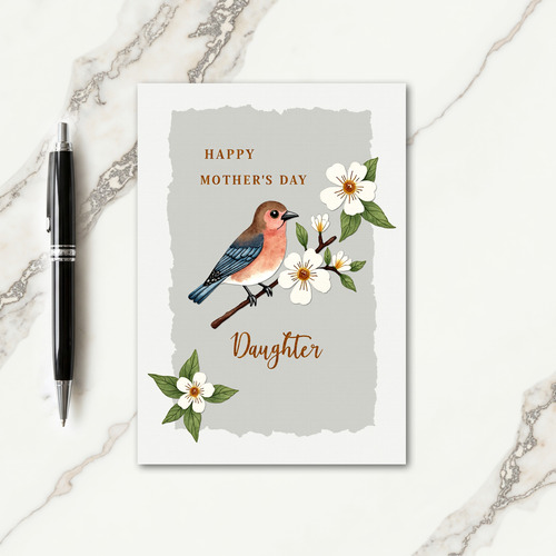 Terracotta Bird Mothers Day Card