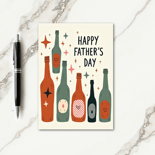 Terracotta Fathers Day Card