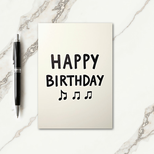 Textured Birthday Message Card