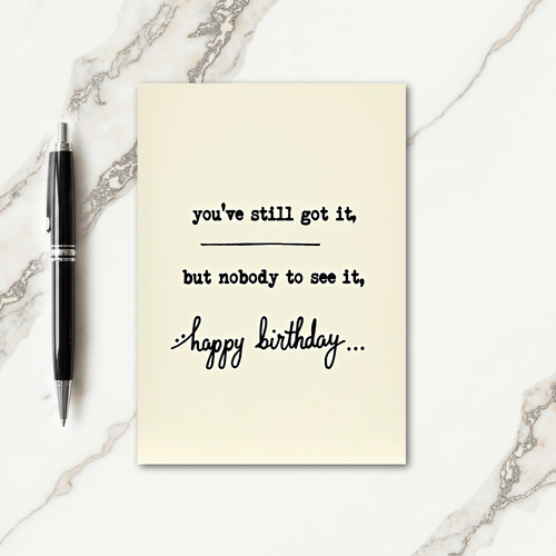 Textured Birthday Stationery Card